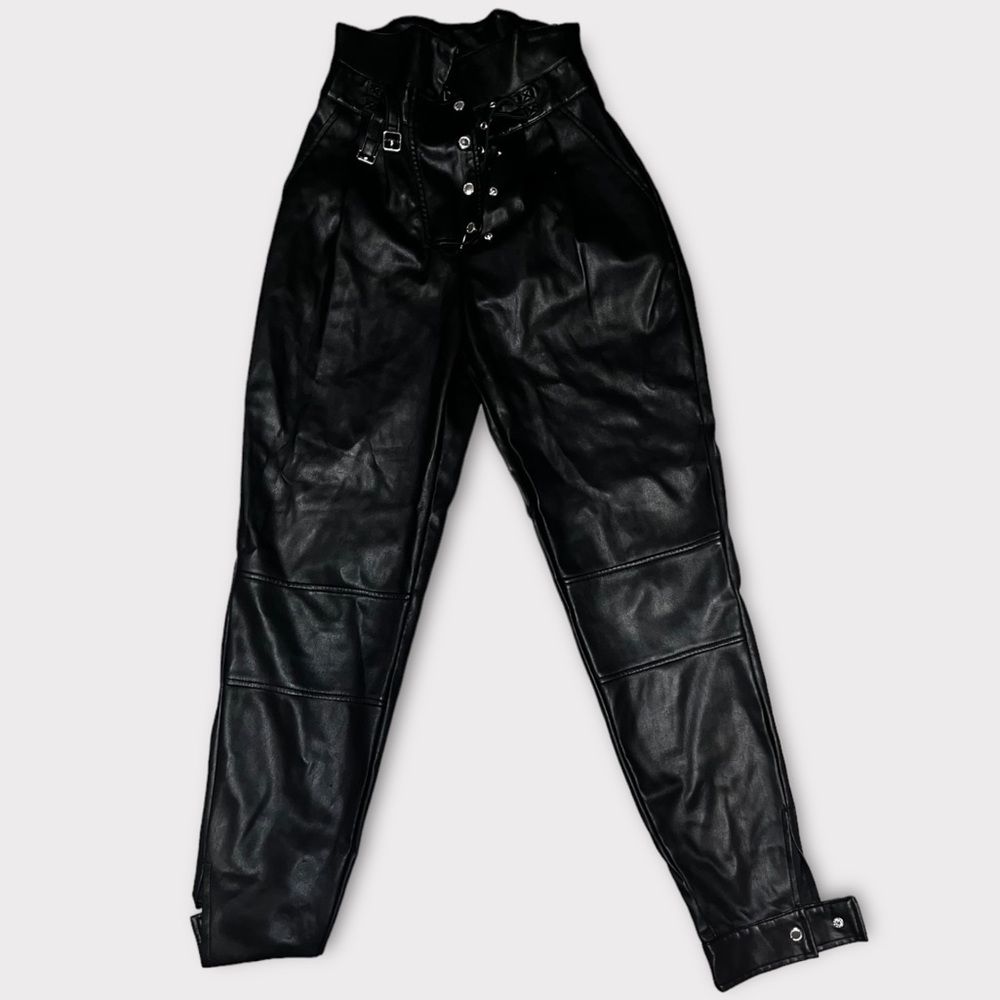 MANIÈRE DE VOIR Vegan Leather Pants